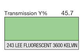 Lee 243 Lee Fluorescent 3600K