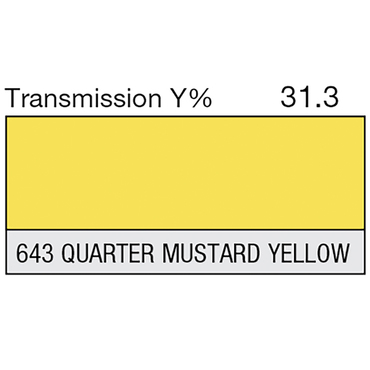 Lee 643 Quarter Mustard Yellow Roll