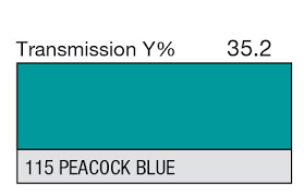Lee 115 Peacock Blue Roll