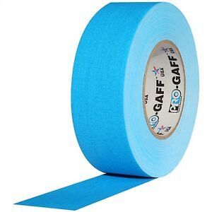 PRO GAFF® - FL Blue Fluorescent Gaffer Tape - 2" x 25 yards (48mm x 22.8m)