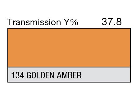 Lee 134 Golden Amber Roll