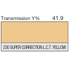 Lee 230 Super Correction L.C.T. Yellow