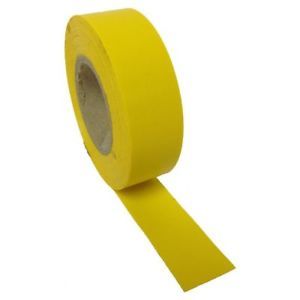 Yellow PVC tape 19mm
