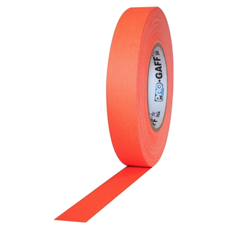 PRO GAFF® - FL Orange Fluorescent Gaffer Tape (24mm by 22.8m)
